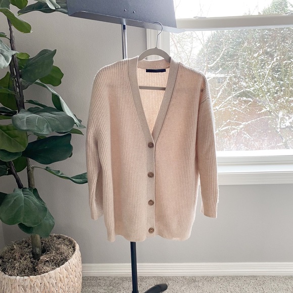 Jenni Kayne Sweaters - Jenni Kayne Cashmere Cocoon Cardigan in Oatmeal